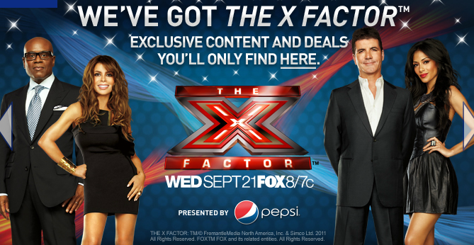 Pepsi Interactive Packaging For The X Factor Campaign is part of its realtime marketing campaign