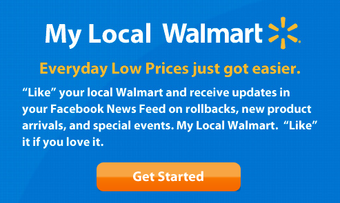 Social Networking Goes Local: My Local Walmart Facebook App