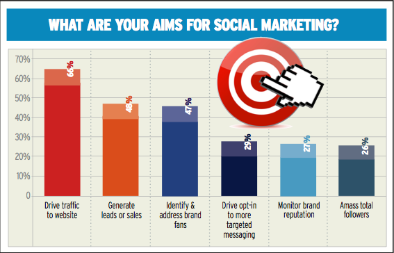Social Marketing Goals via Chief Marketer Survey