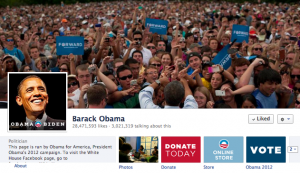 Barack Obama Facebook page