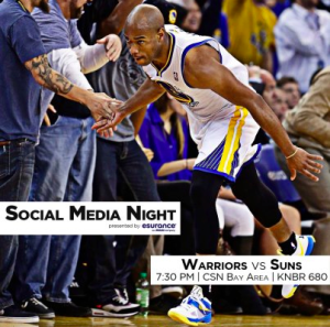 NBA Warriors Social Media Night (via Warriors FB page)
