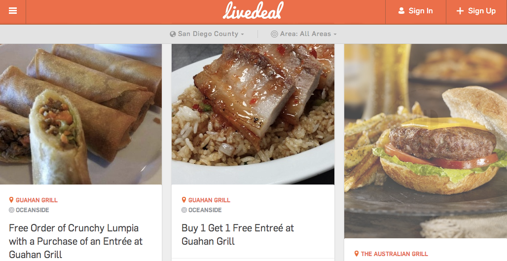 LiveDeal: Restaurant deals in realtime